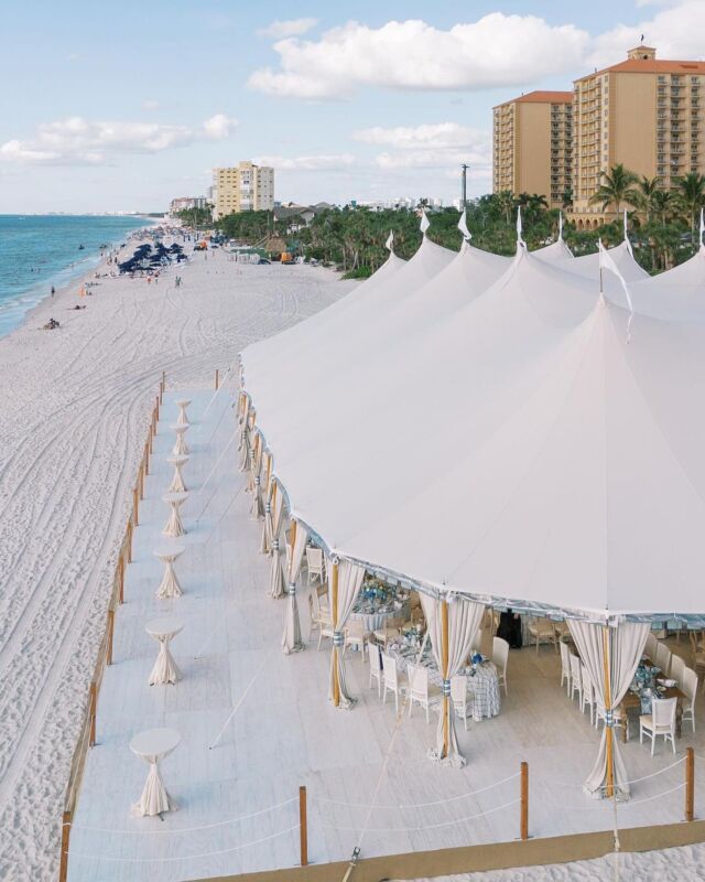 Beach wedding tent discount